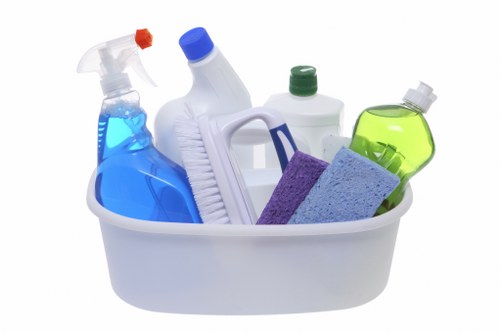 High-touch area disinfection by office cleaners in W9