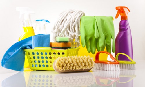 Clean and hygienic W9 office workspace interior