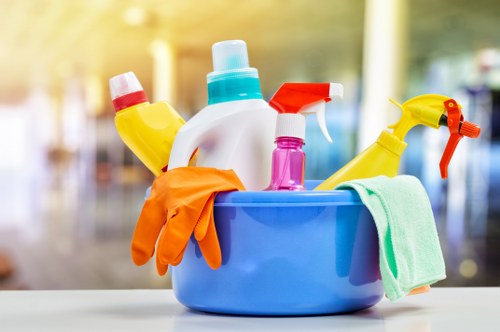 Professional end of tenancy cleaning in a W9 rental property kitchen