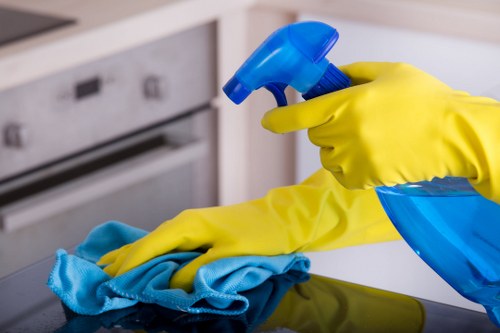 Deep cleaning service for a kitchen in W9