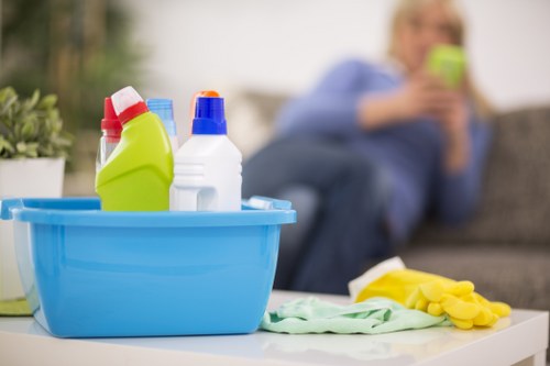 Professional domestic cleaning in W9 for floors and dusting tasks