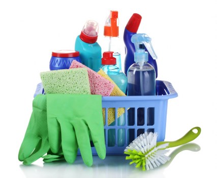 Vacuuming and floor cleaning during an end of tenancy service in W9